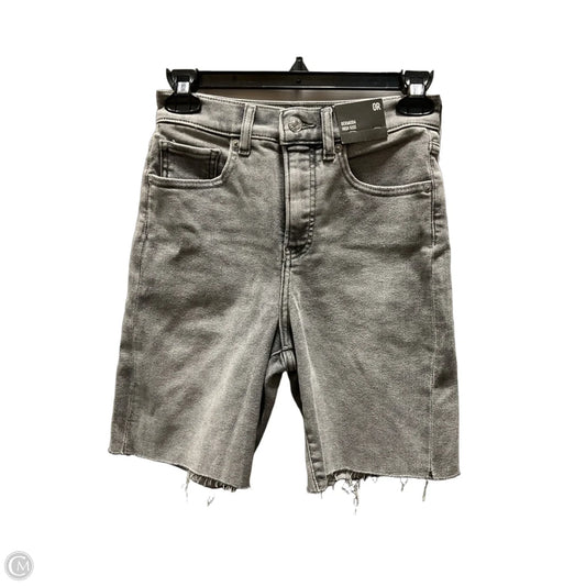 Shorts By Express In Grey Denim, Size: 0