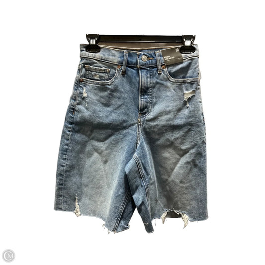 Shorts By Express In Blue Denim, Size: 0