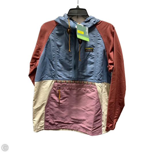 Jacket Windbreaker By L.l. Bean In Blue, Size: M
