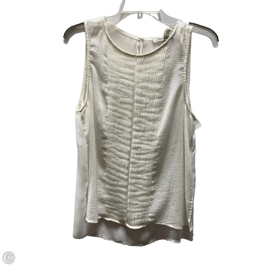 Top Sleeveless By Madewell In Cream, Size: L