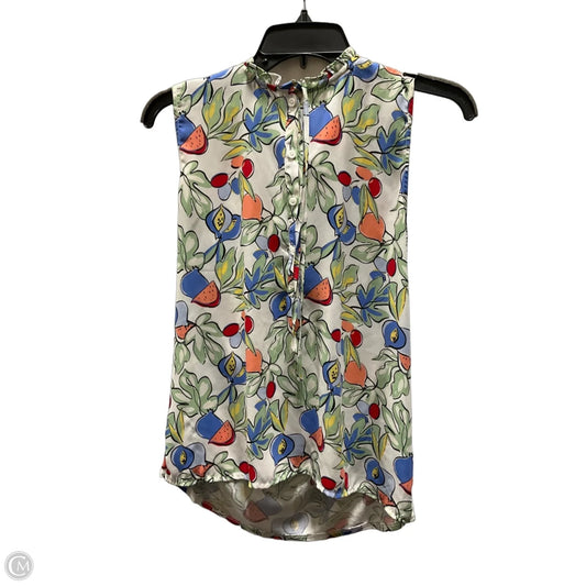 Top Sleeveless By Loft In Multi-colored, Size: S