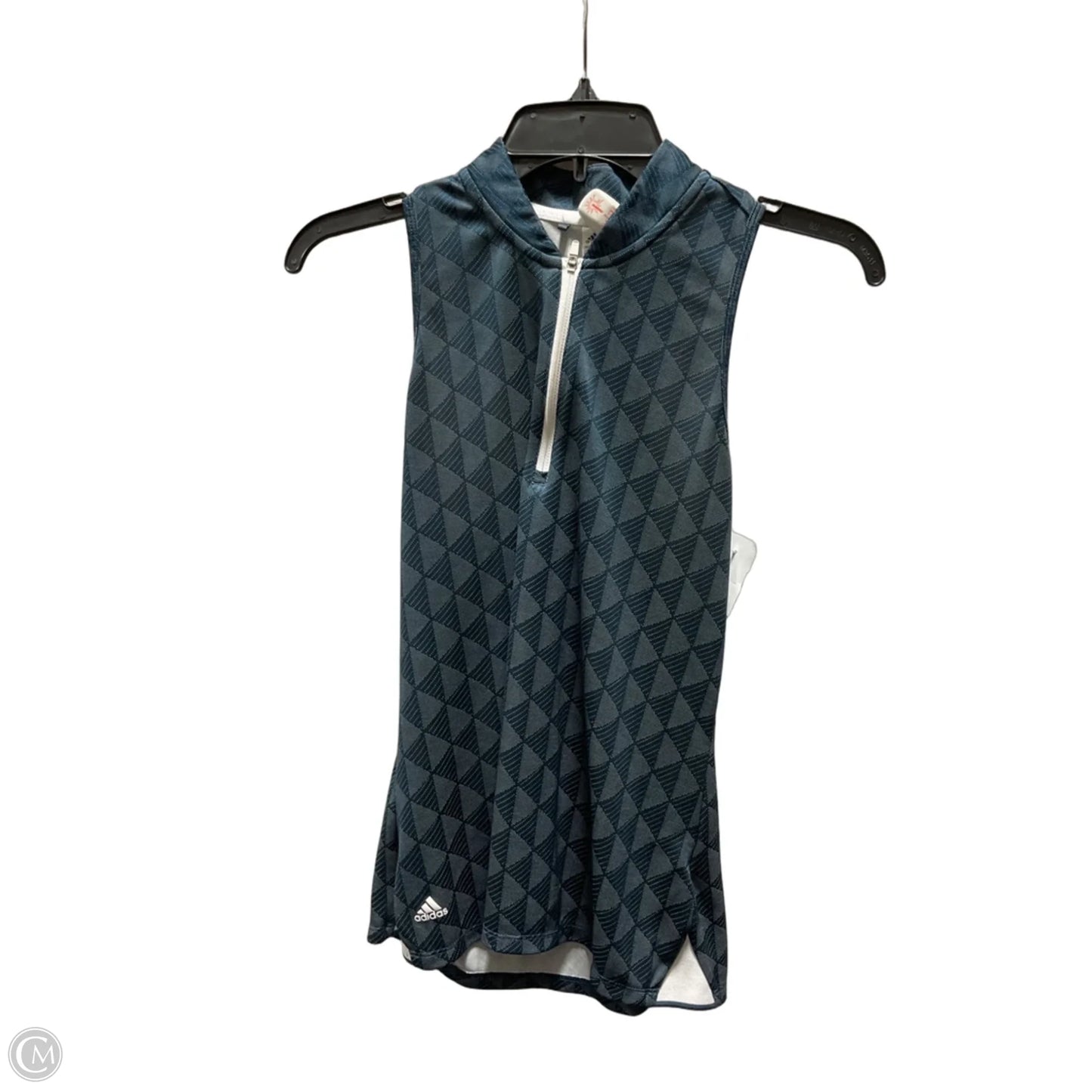 Athletic Tank Top By Adidas In Blue, Size: S