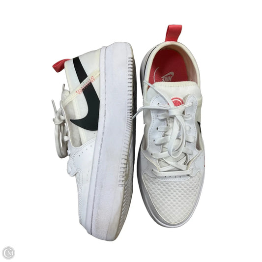 Shoes Athletic By Nike In White, Size: 9