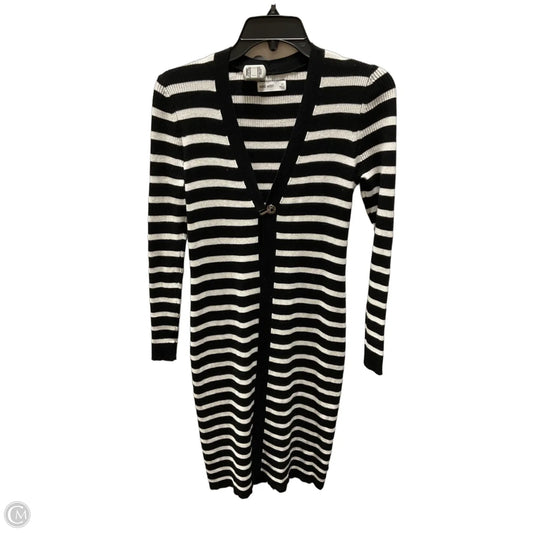 Cardigan By Nine West In Striped Pattern, Size: Xs