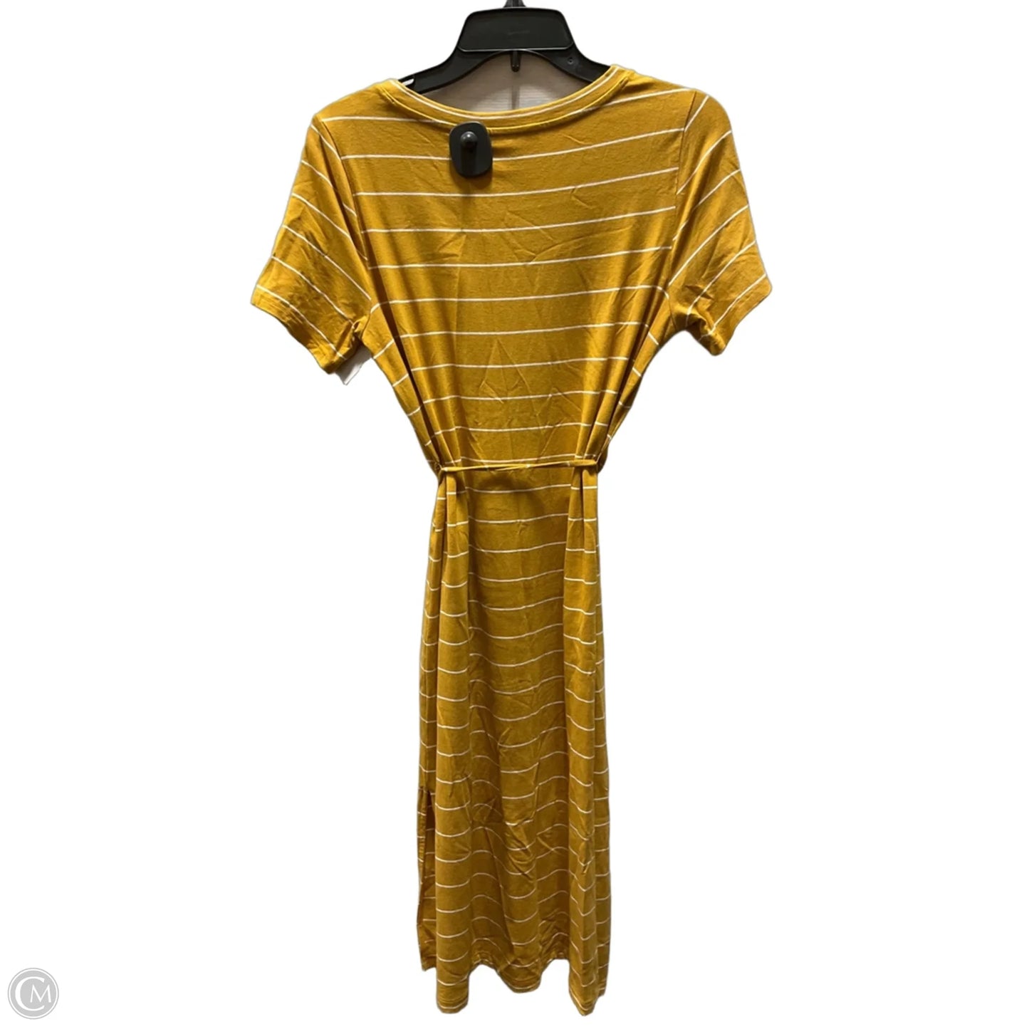 Dress Casual Midi By Banana Republic In Yellow, Size: M