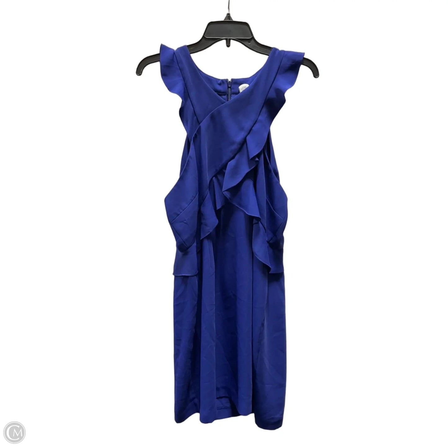 Dress Casual Short By Trina By Trina Turk In Blue, Size: Xl