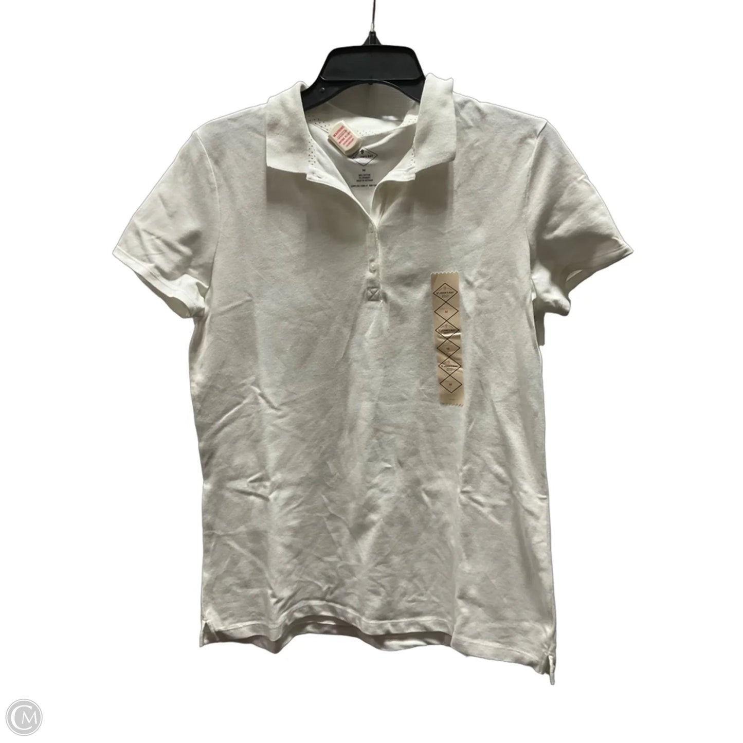 Top Short Sleeve By St Johns Bay In White, Size: M