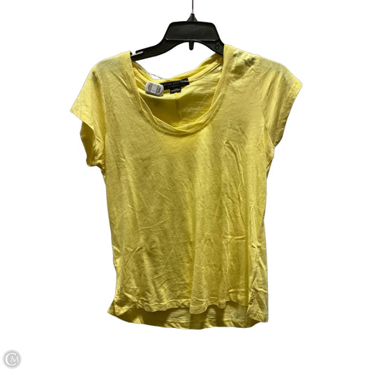Top Short Sleeve Basic By Social Standard By Sanctuary In Yellow, Size: S