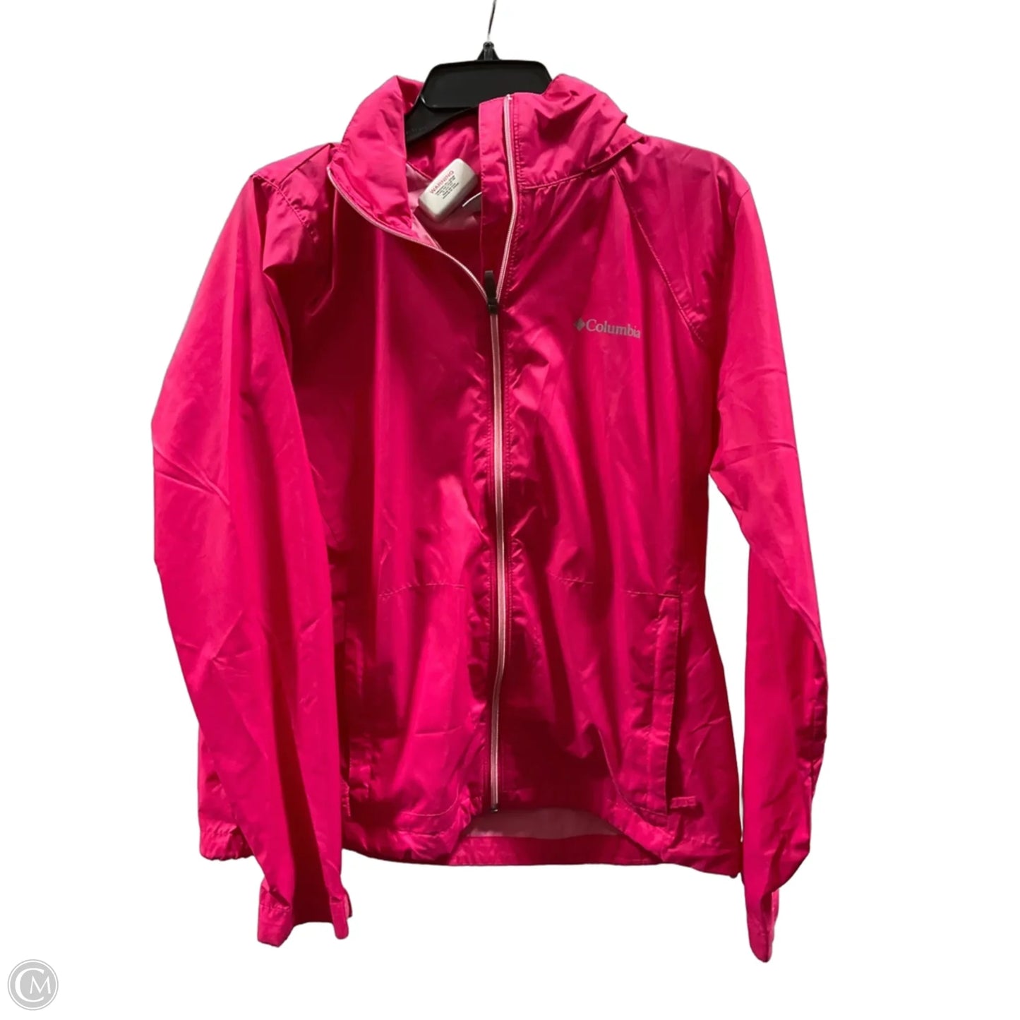 Jacket Windbreaker By Columbia In Pink, Size: L