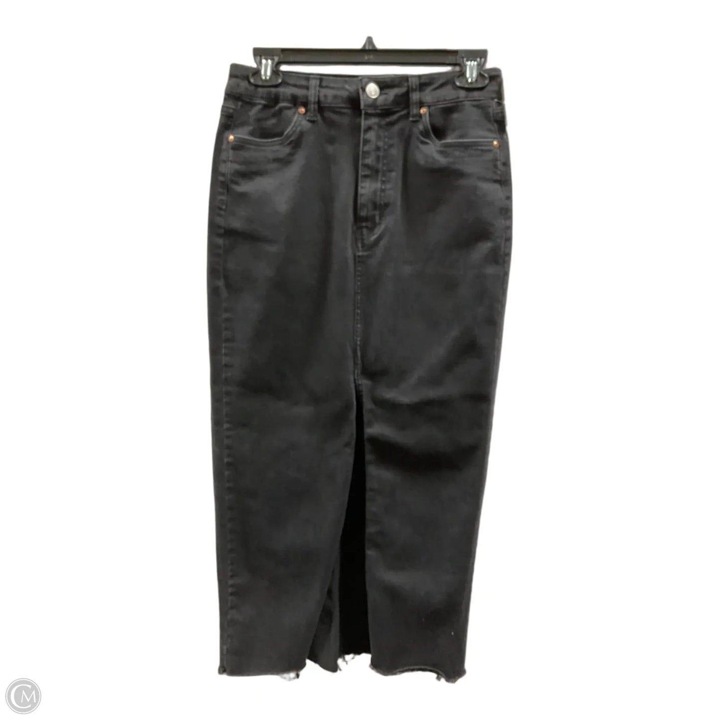 Skirt Maxi By Refuge In Black Denim, Size: S