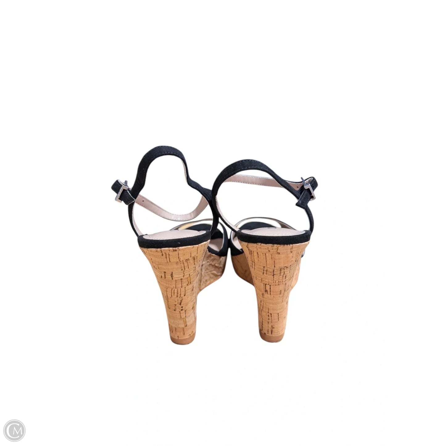 Sandals Heels Wedge By Charles By Charles David In Black, Size: 6.5