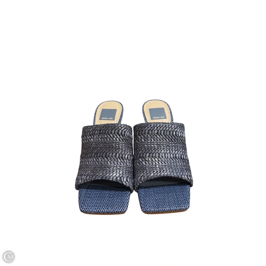 Sandals Heels Block By Dolce Vita In Blue, Size: 6