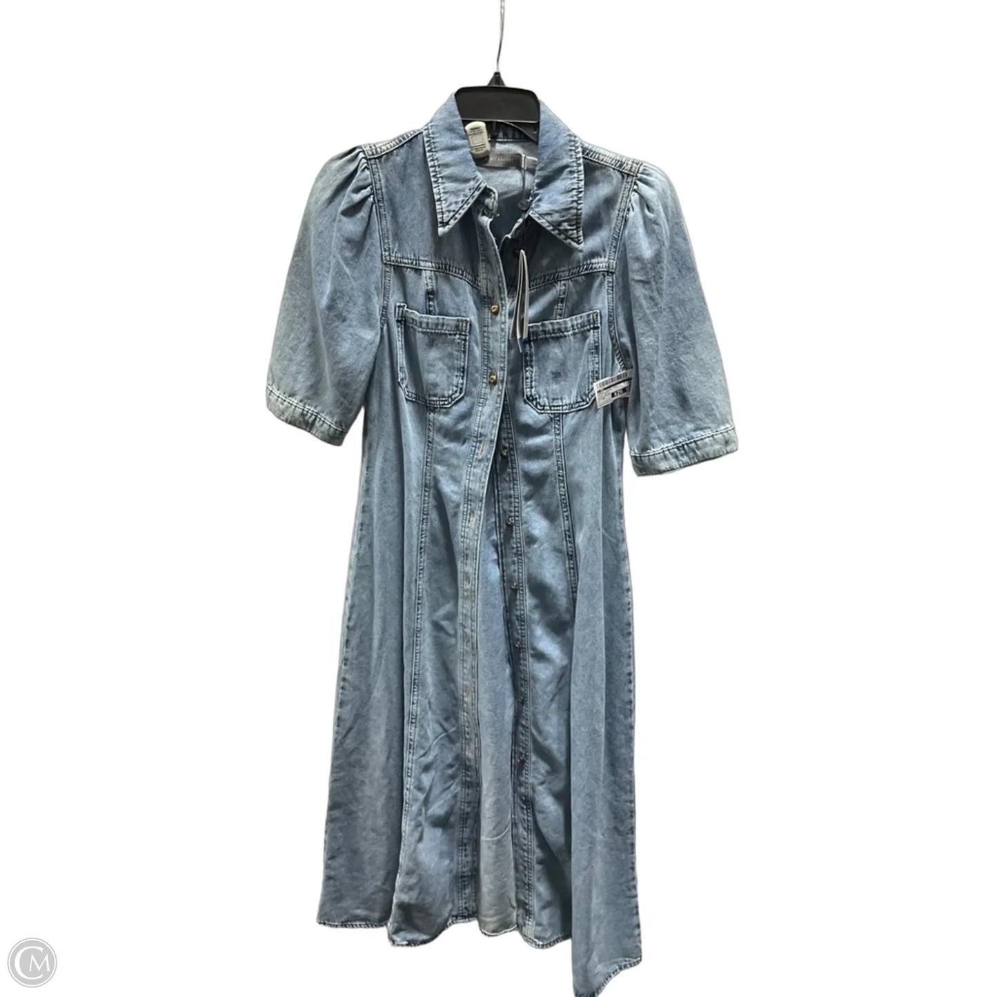Dress Casual Midi By Cma In Blue Denim, Size: 6