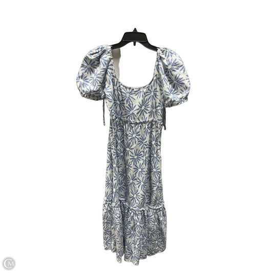 Dress Casual Midi By Polo Ralph Lauren In Blue, Size: 6
