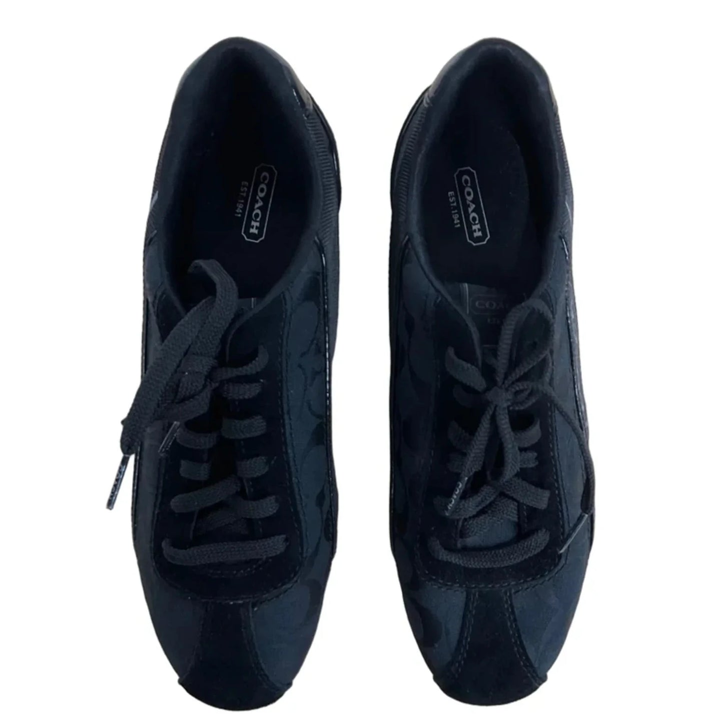 Shoes Designer By Coach In Black, Size: 10
