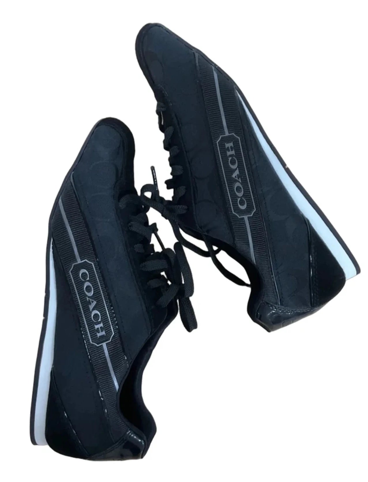 Shoes Designer By Coach In Black, Size: 10
