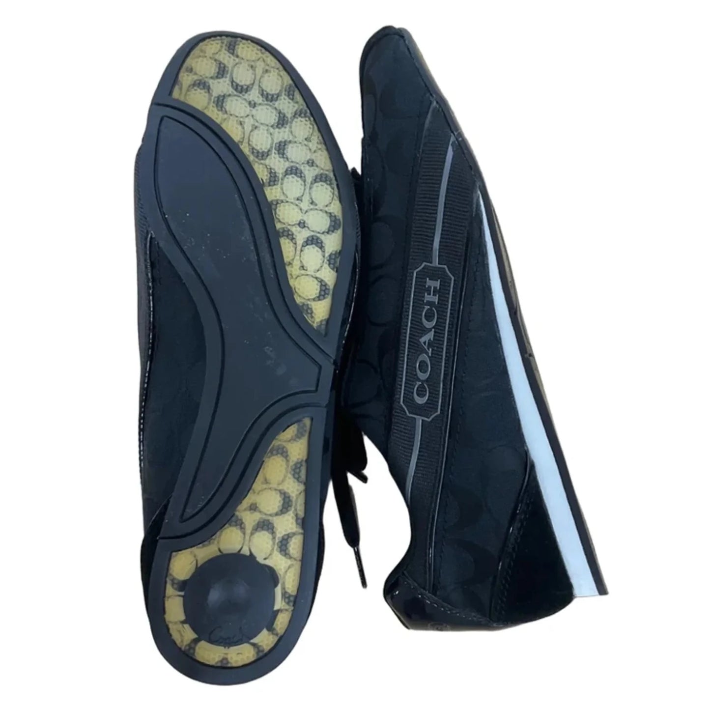 Shoes Designer By Coach In Black, Size: 10