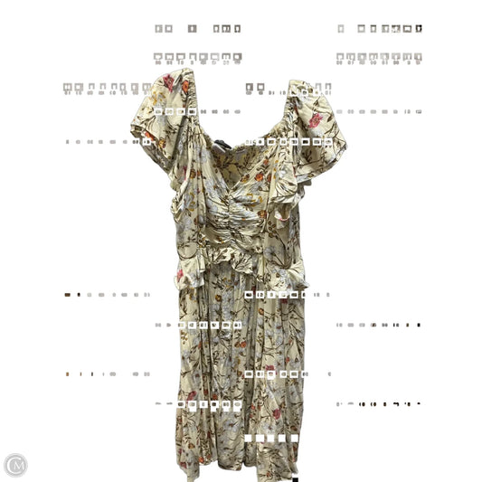 Dress Casual Maxi By Nordstrom In Floral Print, Size: 3x