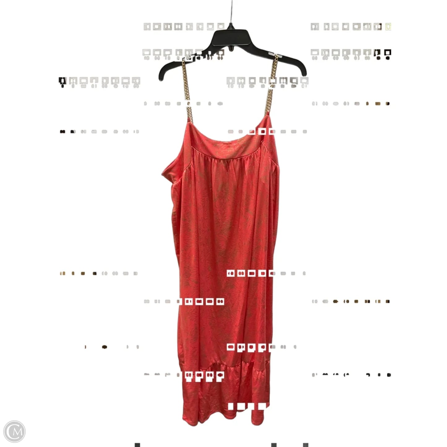Dress Casual Maxi By Michael By Michael Kors In Orange, Size: 2x