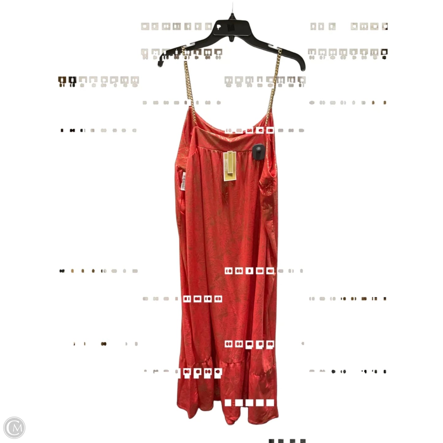 Dress Casual Maxi By Michael By Michael Kors In Orange, Size: 2x