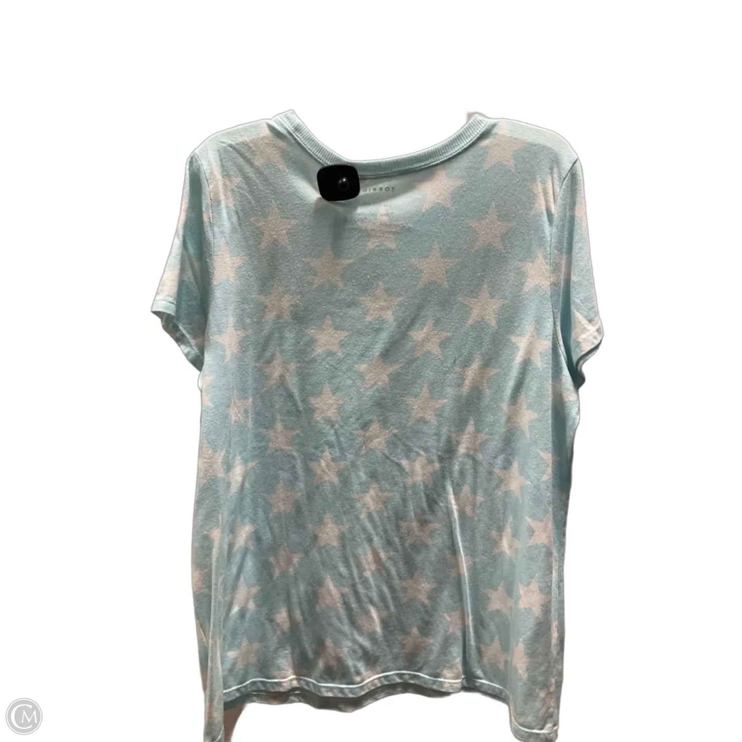 Top Short Sleeve By Torrid In Blue, Size: 1x