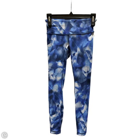 Athletic Leggings By Lululemon In Blue, Size: 2
