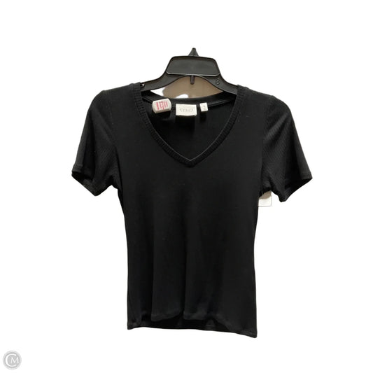 Top Short Sleeve By Cyrus In Black, Size: S