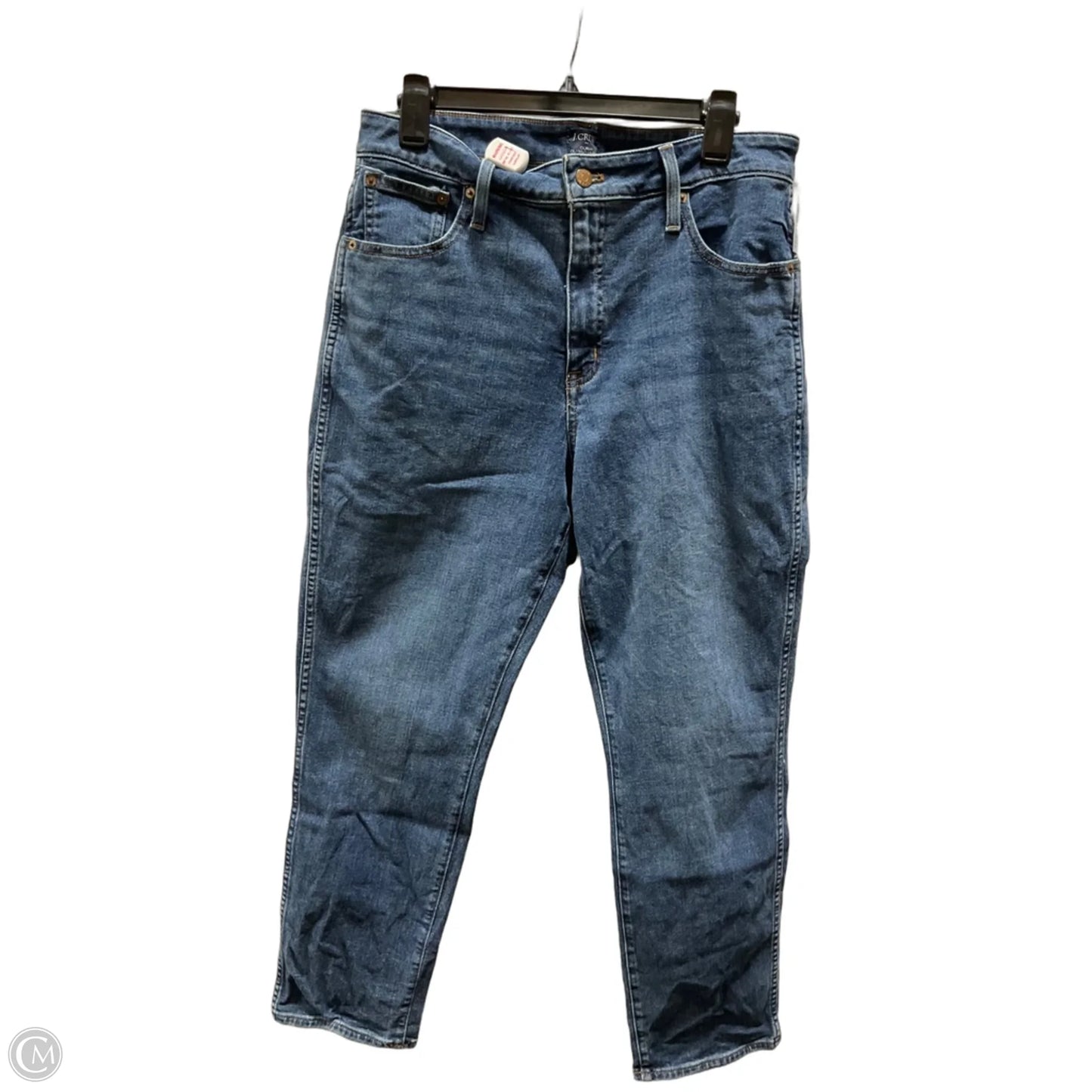 Jeans Straight By J. Crew In Blue Denim, Size: 8