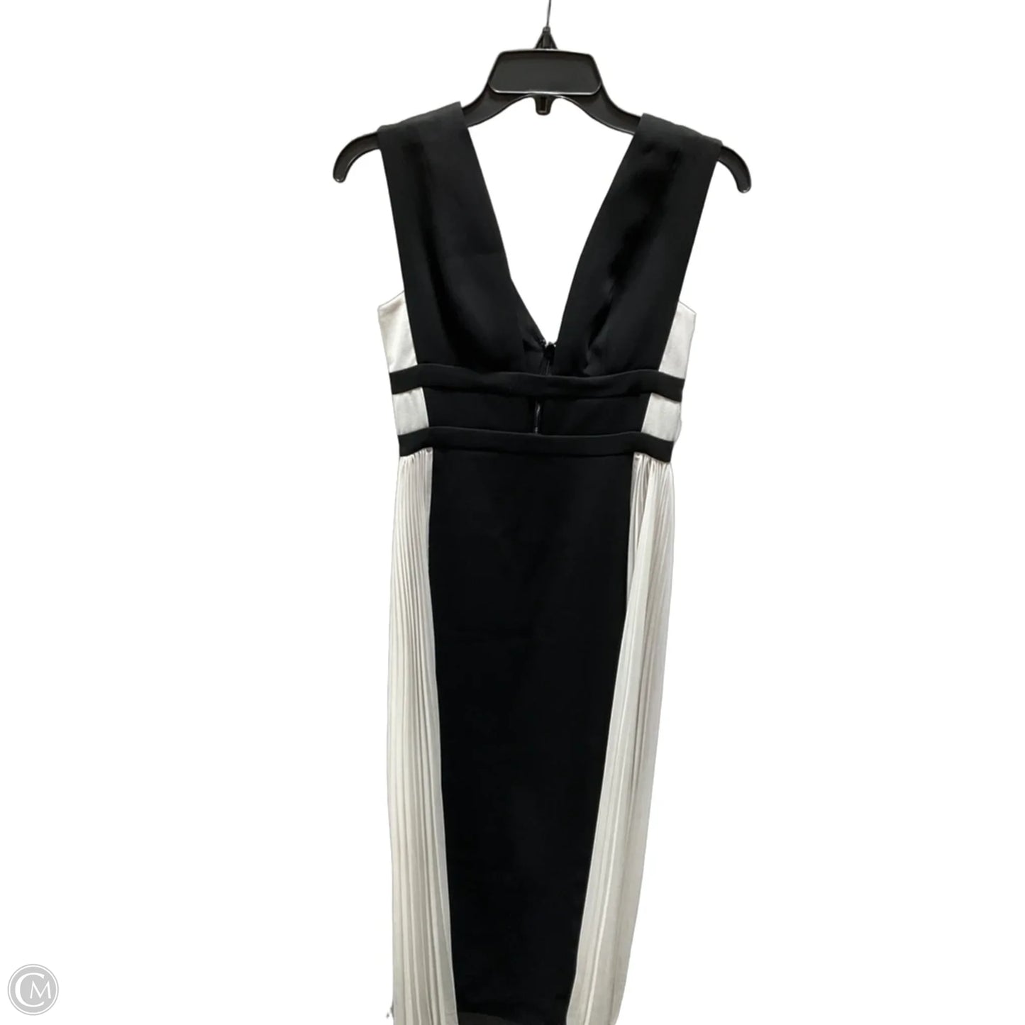Dress Party Long By Bcbgmaxazria In Black & White, Size: 0