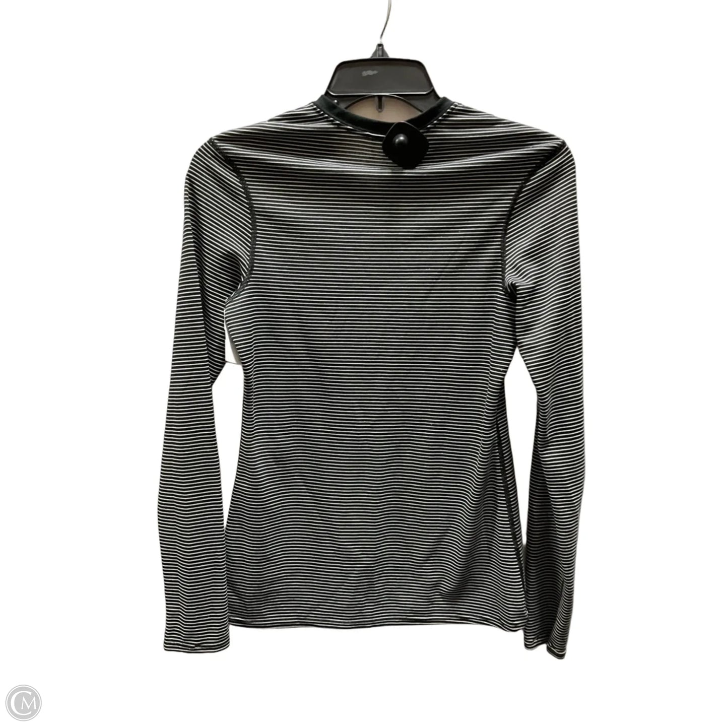 Athletic Top Long Sleeve Crewneck By Patagonia In Striped Pattern, Size: S
