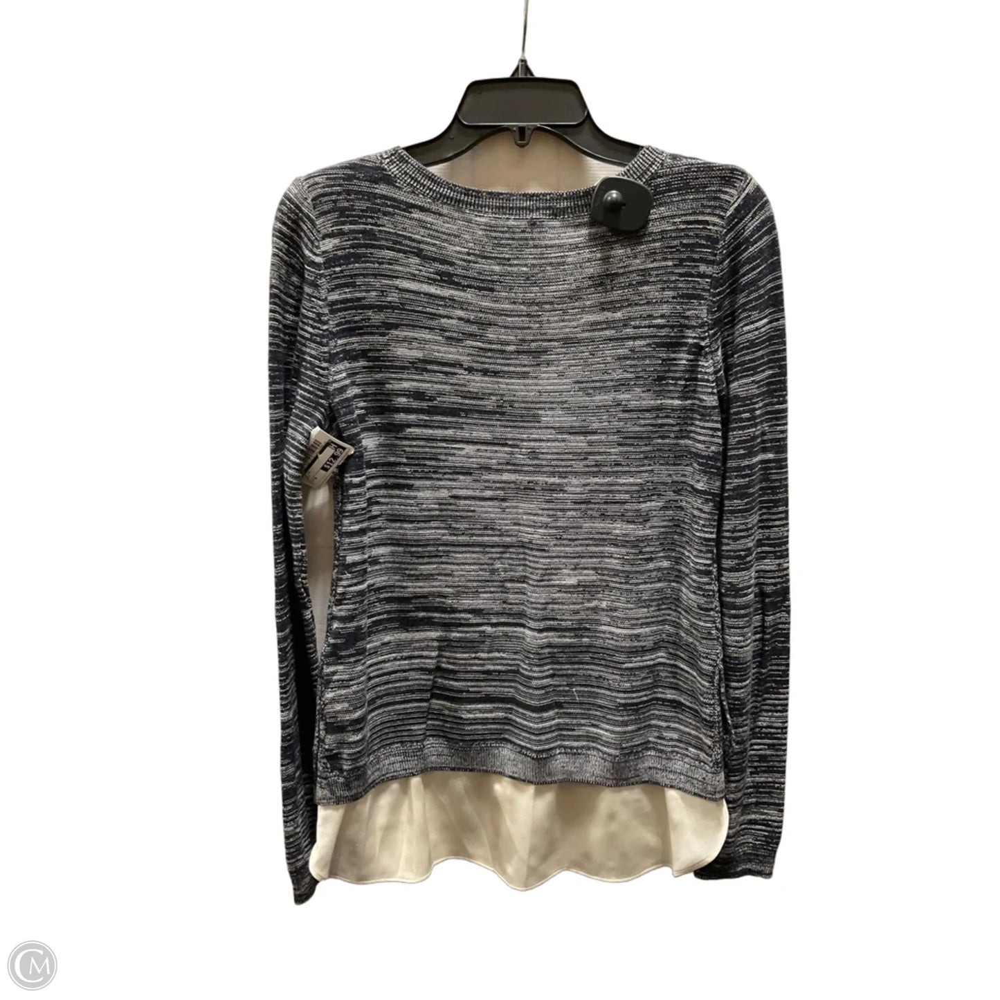 Top Long Sleeve By Loft In Grey, Size: M
