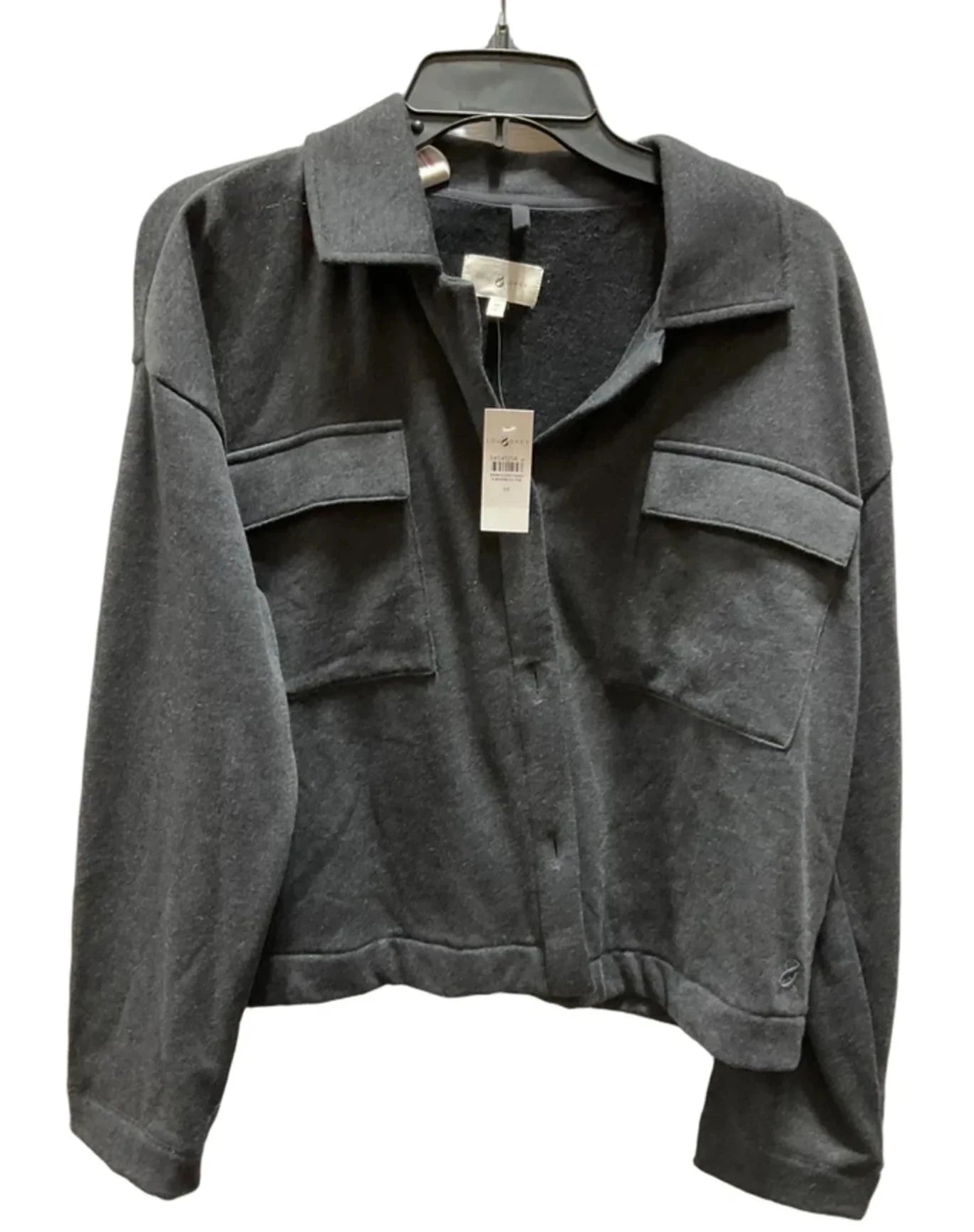 Top Long Sleeve By Lou And Grey In Grey, Size: M