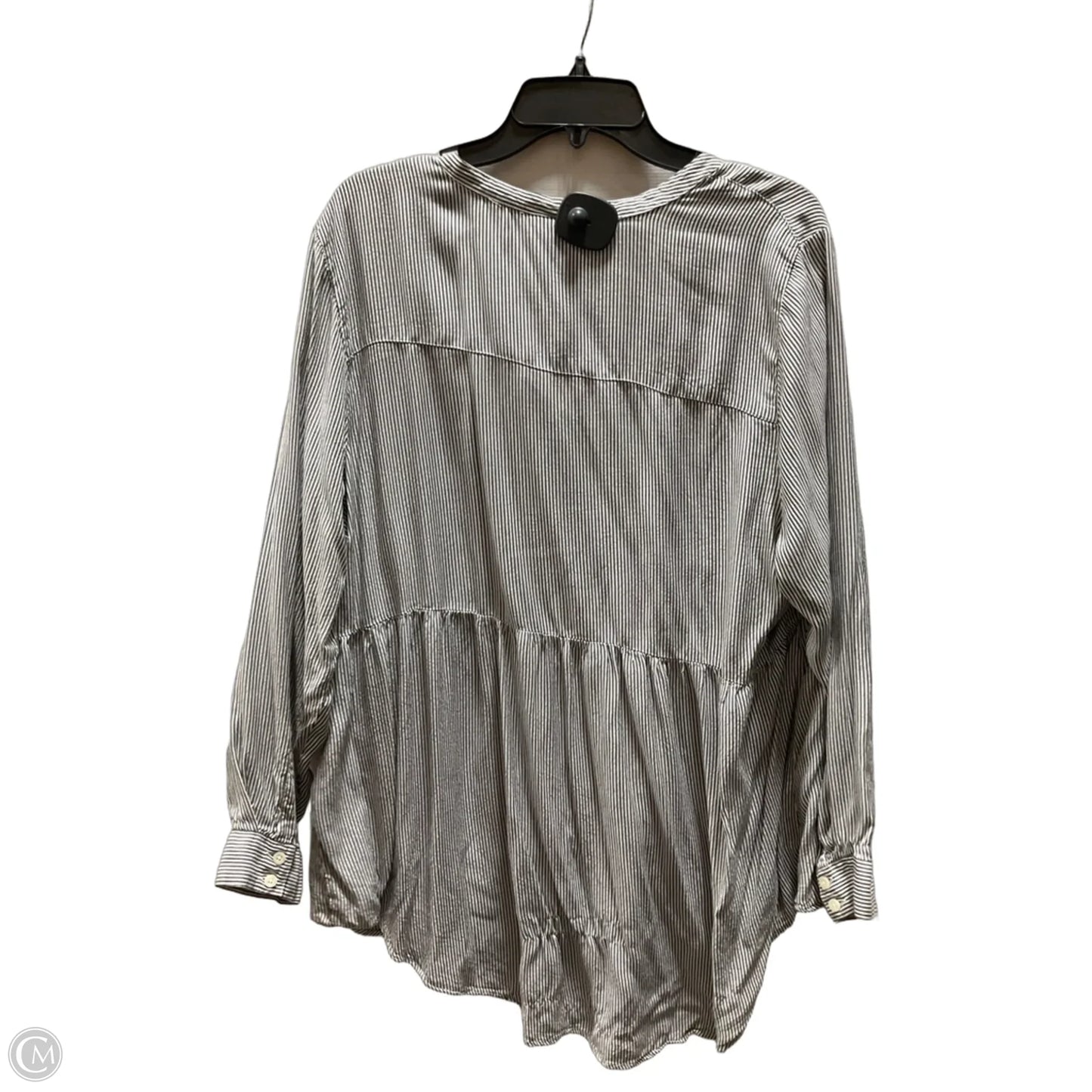 Top Long Sleeve By Torrid In Striped Pattern, Size: 1x