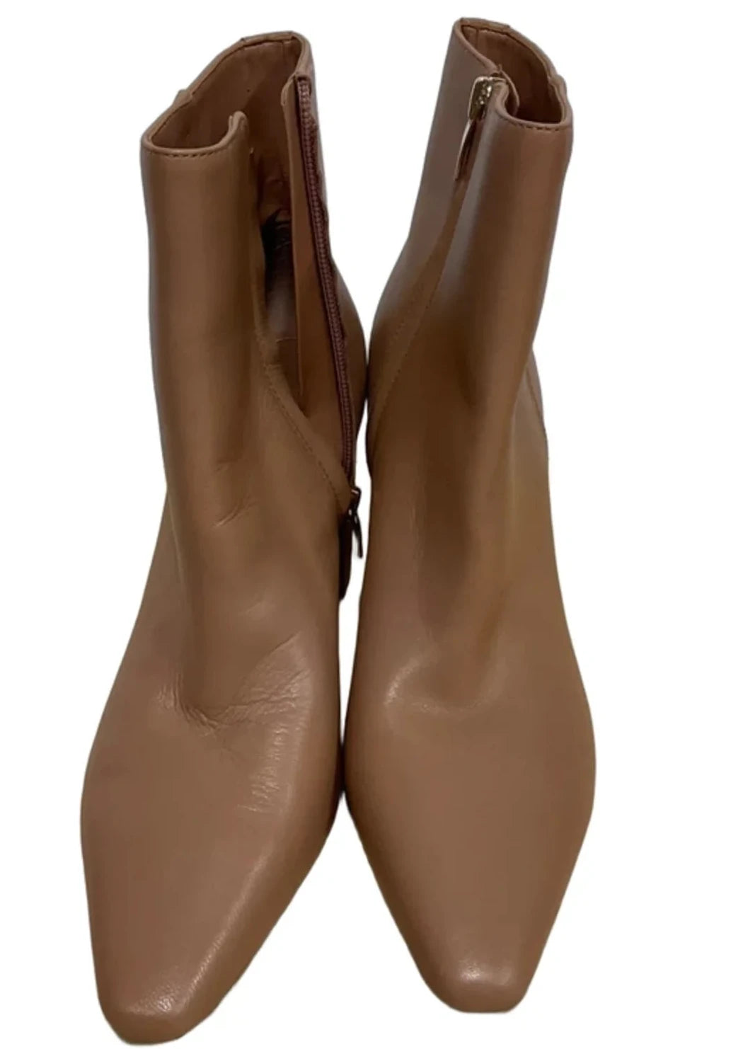 Boots Ankle Heels By Aldo In Brown, Size: 7.5