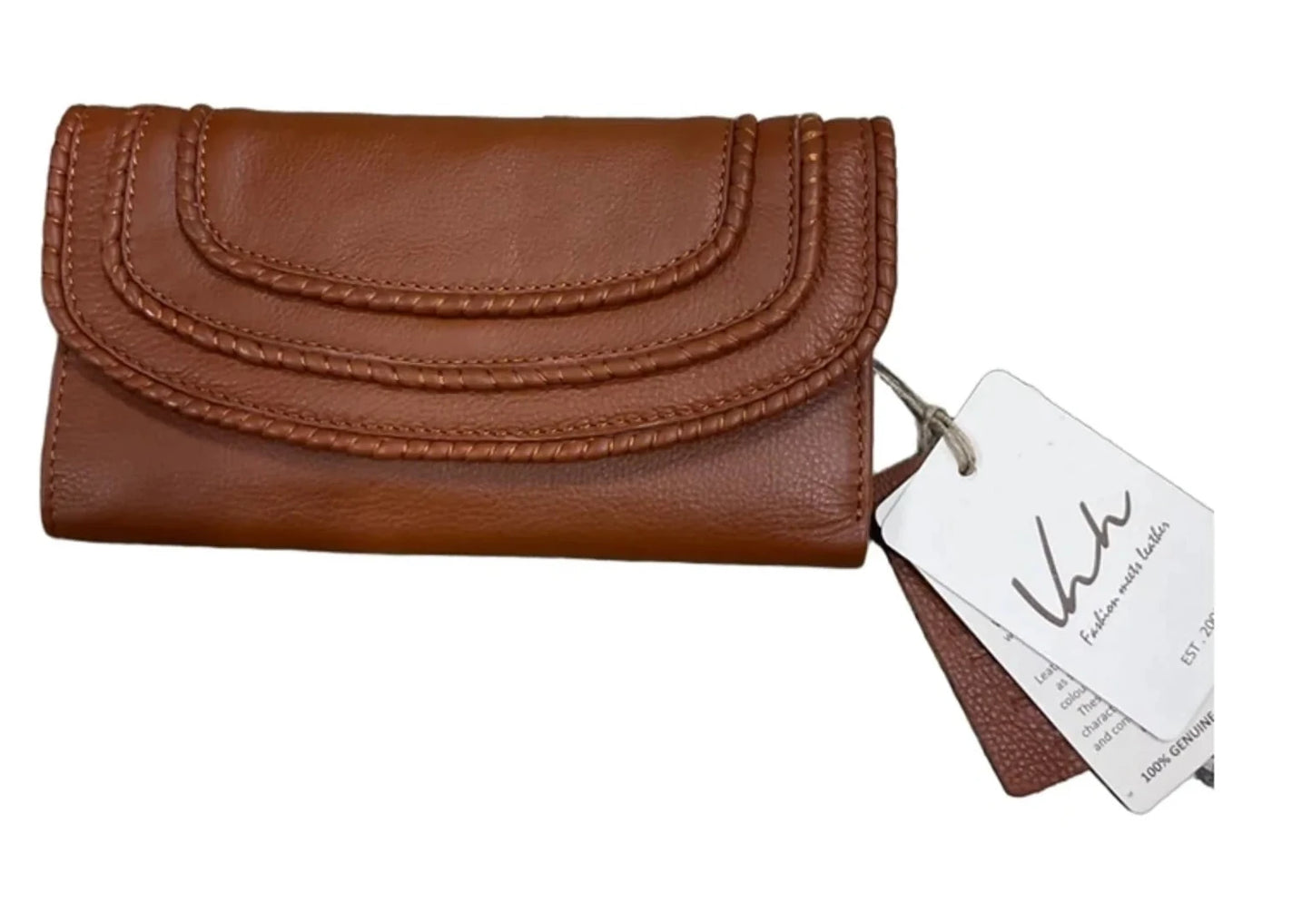 Wallet Leather By Cme, Size: Large