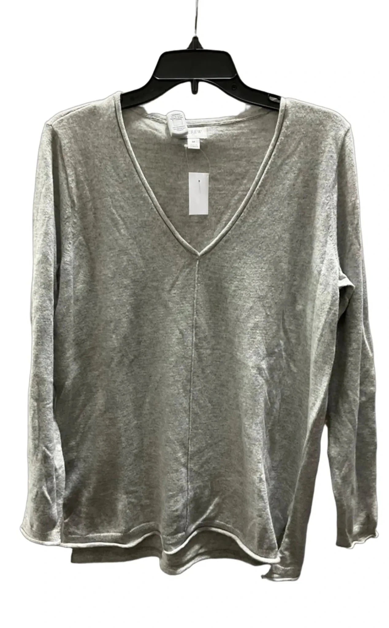 Top Long Sleeve By J. Crew In Grey, Size: Medium
