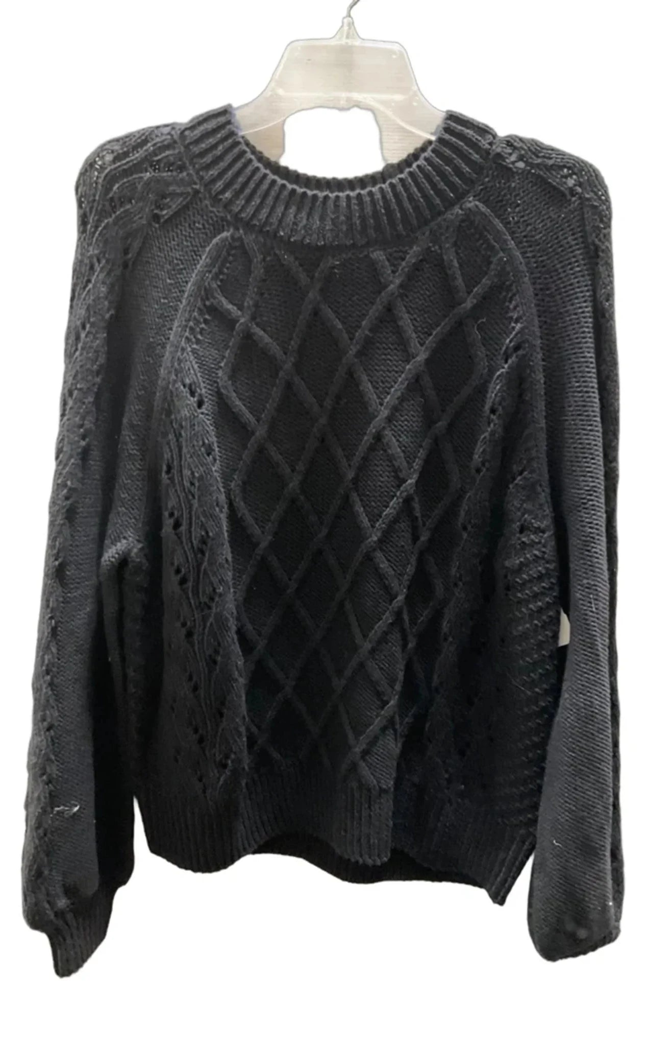 Sweater By Loft In Black, Size: L