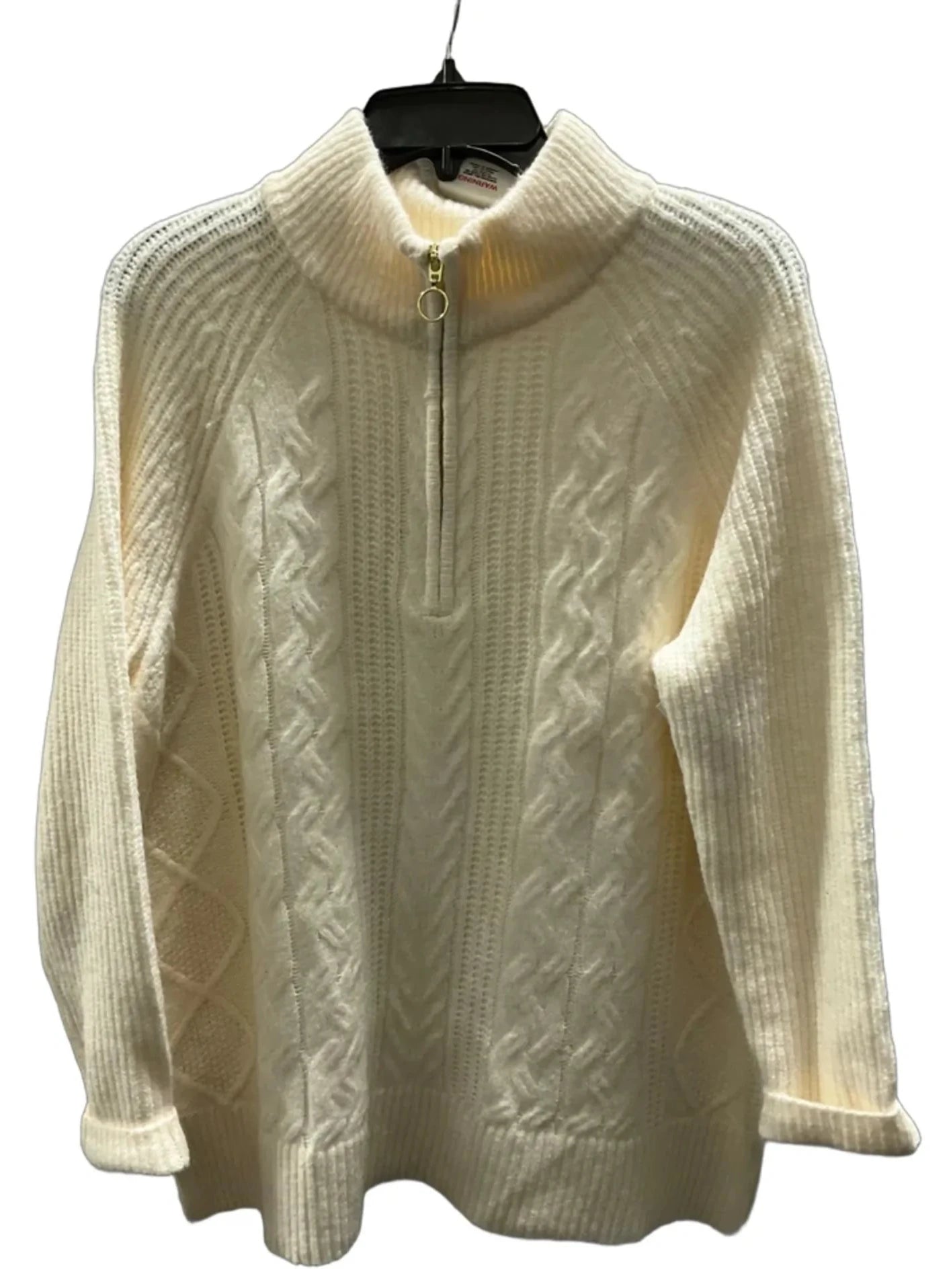 Sweater By Loft In Cream, Size: M