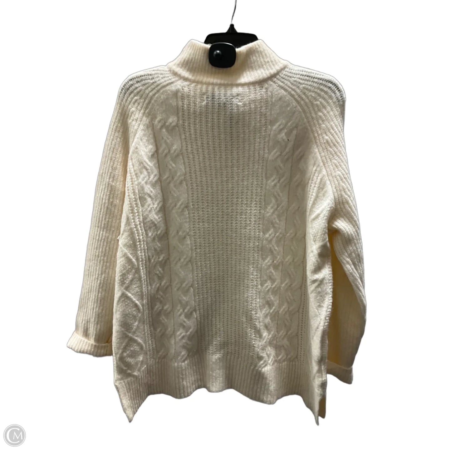 Sweater By Loft In Cream, Size: M