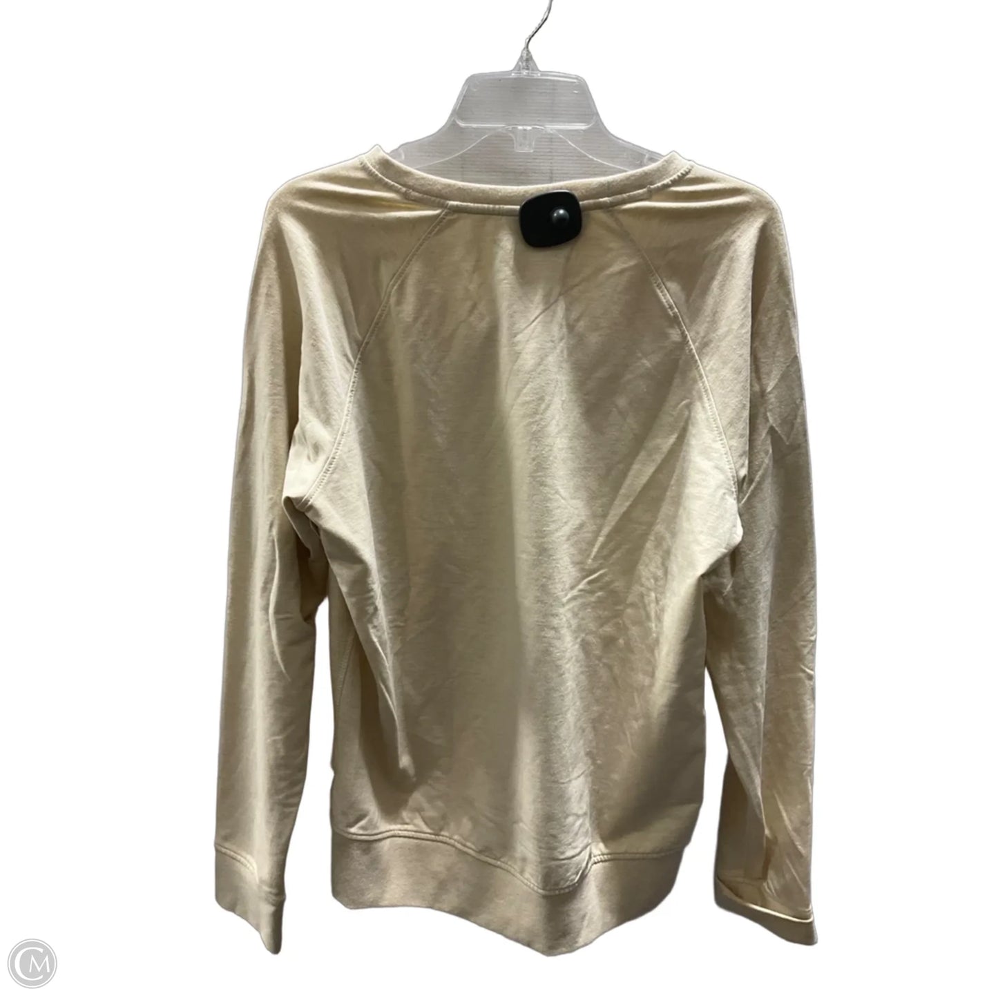 Athletic Top Long Sleeve Crewneck By Patagonia In Tan, Size: L