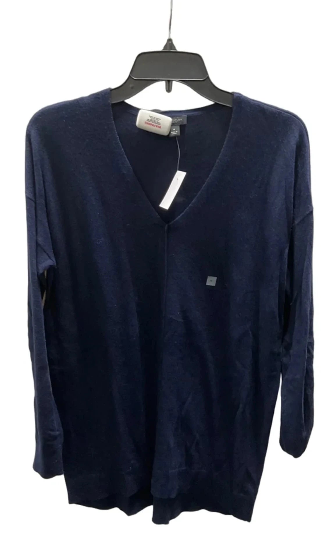 Top Long Sleeve By Ann Taylor In Blue, Size: M