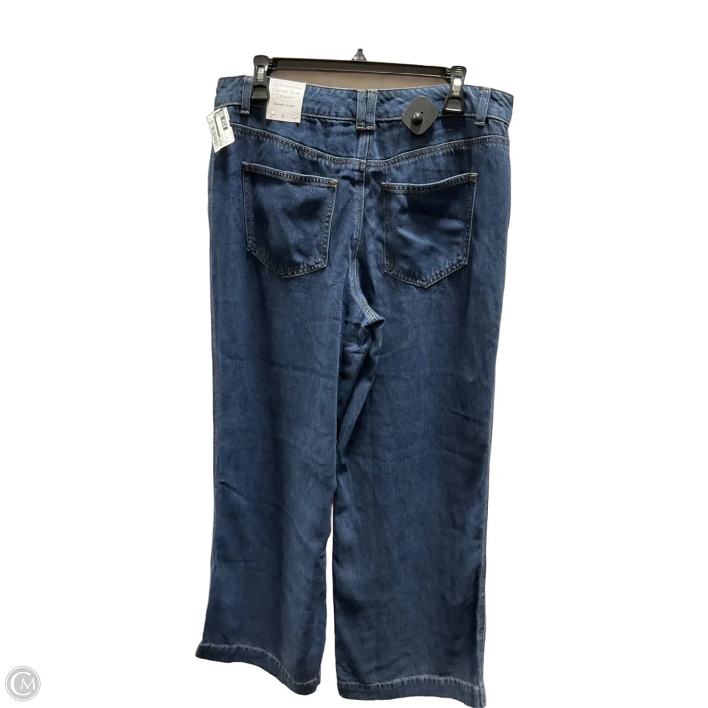 Jeans Wide Leg By Talbots In Blue Denim, Size: 8