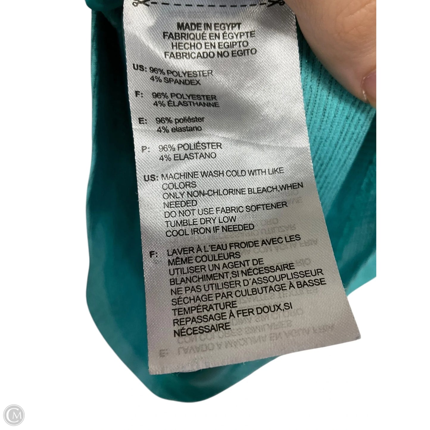 Athletic Tank Top By Adidas In Green, Size: S