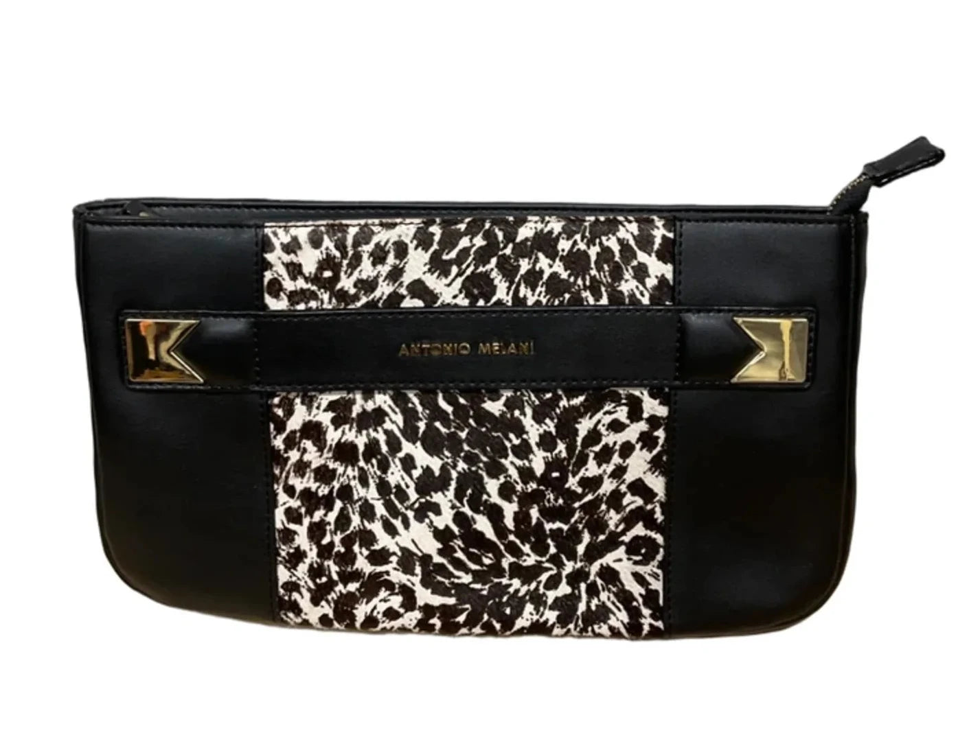 Clutch Leather By Antonio Melani, Size: Large