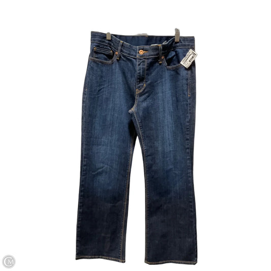 Jeans Boot Cut By Levis In Blue Denim, Size: 12p