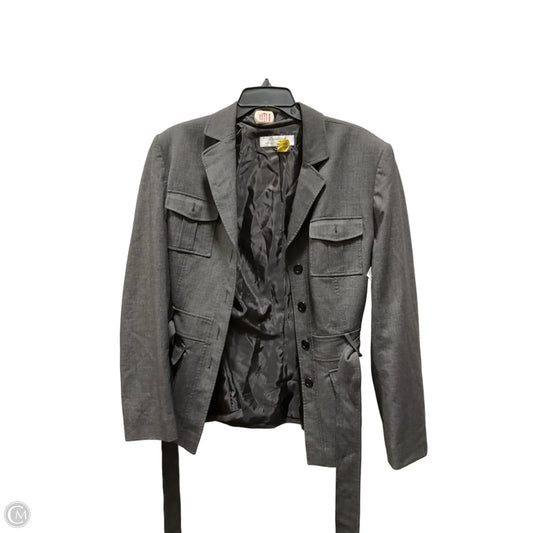 Blazer By Tahari By Arthur Levine In Grey, Size: Xl