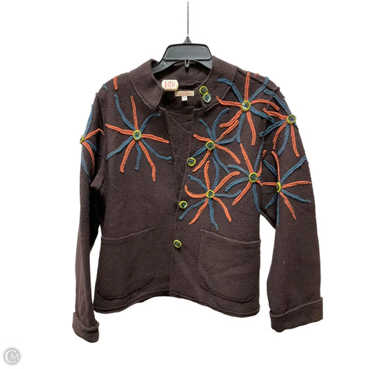 Cardigan By Clothes Mentor In Brown, Size: M