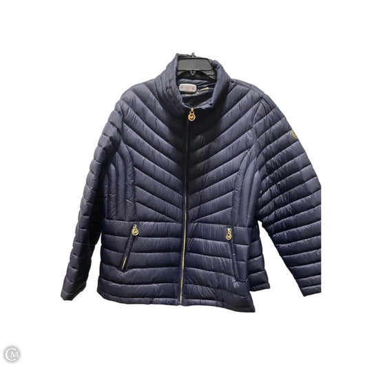 Coat Puffer & Quilted By Michael By Michael Kors In Navy, Size: 2x