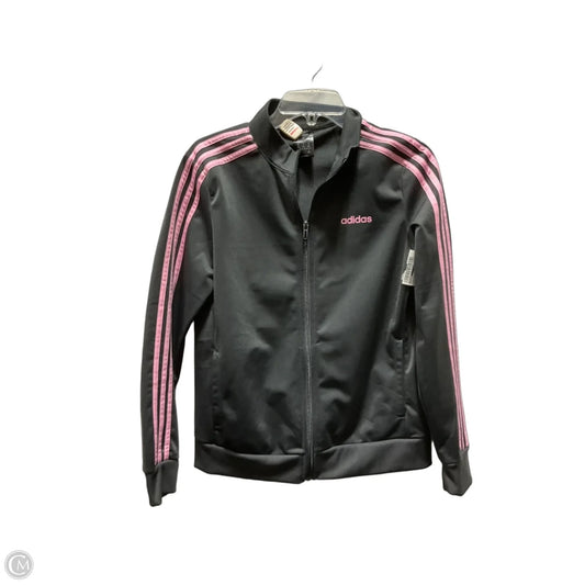 Athletic Jacket By Adidas In Grey, Size: M