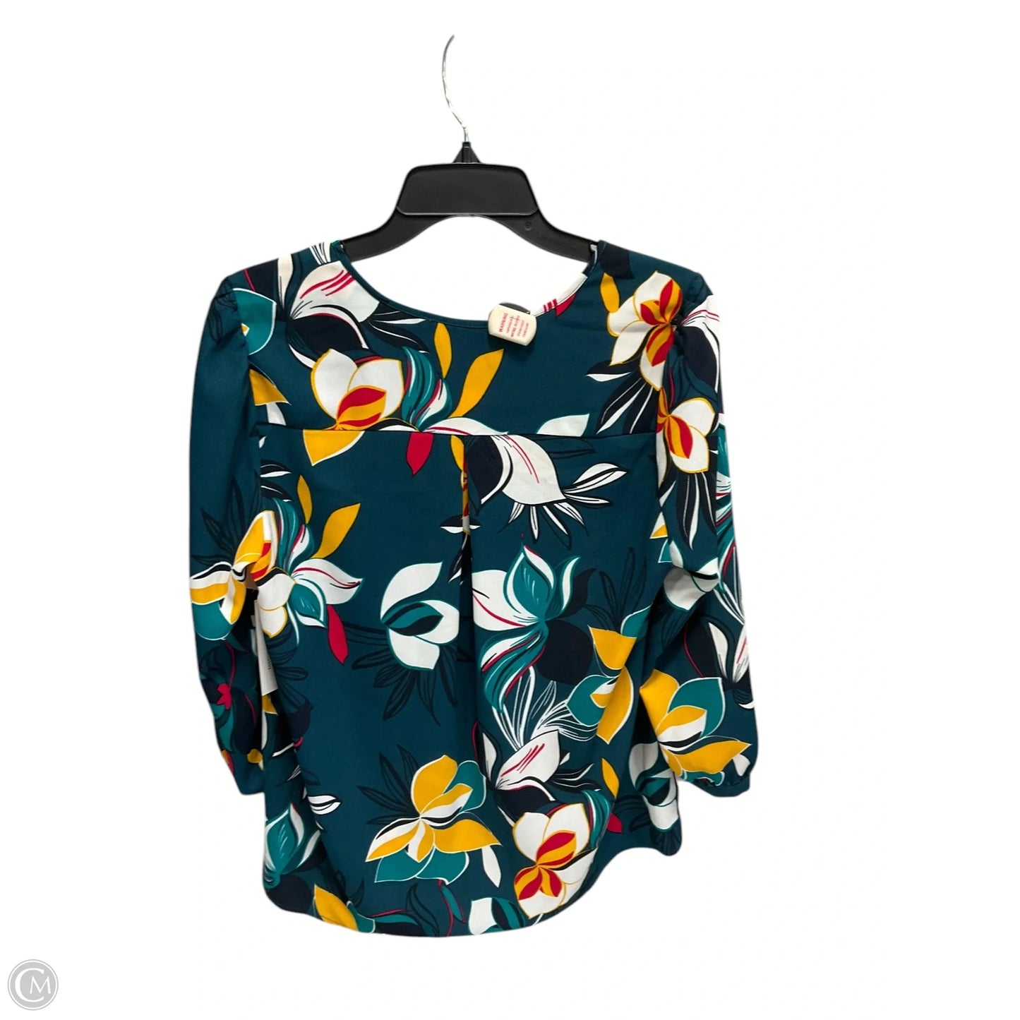 Top Long Sleeve By Collective Concepts In Green, Size: L